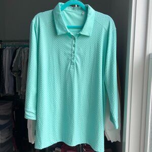 Lopez Delux Dri Golf Polo Shirt with 3/4 Sleeves